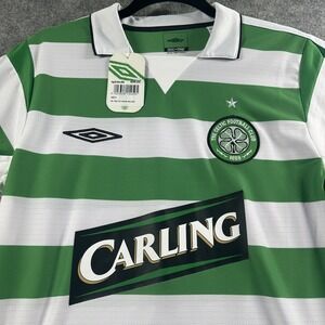 CELTIC 2004 2005 Home Football Shirt Umbro Carling Jersey Size S Soccer Jersey